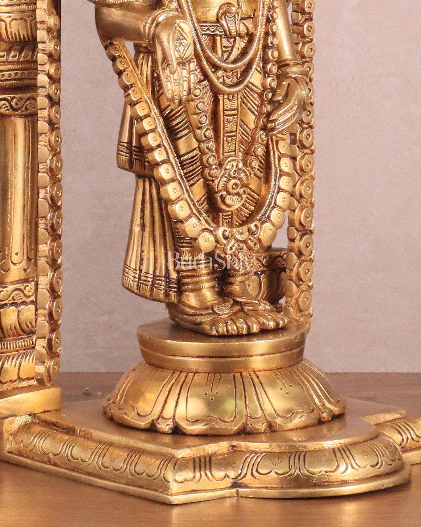 Brass Tirupati Balaji Lord Venkateshwara Swamy statue 16 inch - Budhshiv.com