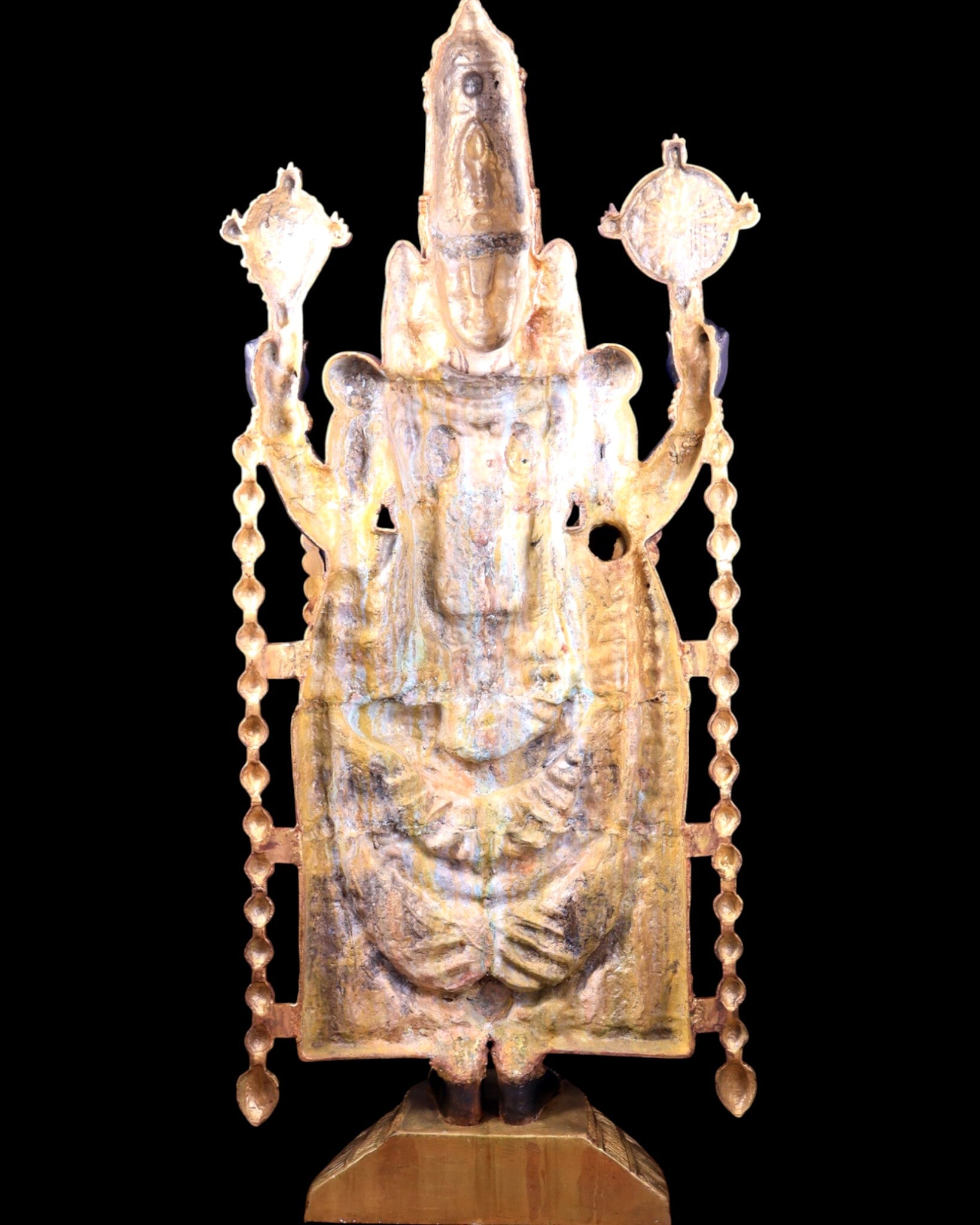 Brass Tirupati Balaji Statue 69 inch - Budhshiv.com