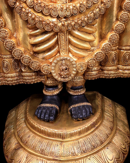 Brass Tirupati Balaji Statue 69 inch - Budhshiv.com