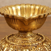 Brass Tortoise Diya Lamp 6 inch - Budhshiv.com