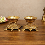 Brass Tortoise Diya Lamp 6 inch - Budhshiv.com