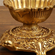 Brass Tortoise Diya Lamp 6 inch - Budhshiv.com
