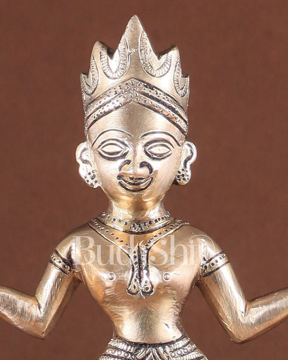 Brass Unique Adjustable Tribal Holder – Rare Find - Budhshiv.com