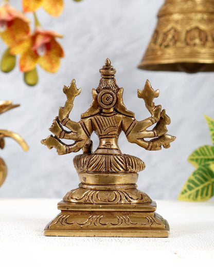 Brass Varahi Amman Idol – Divine Shakti Goddess Murti (4.5 Inches) - Budhshiv.com
