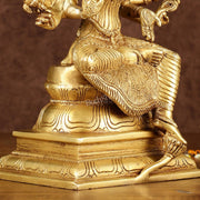 Brass Varahi Amman Idol | Height: 9.5 inch - Budhshiv.com