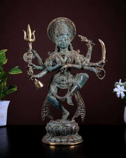 Bronze Ardhanarishwara Indonesian Depiction Sculpture - Budhshiv.com
