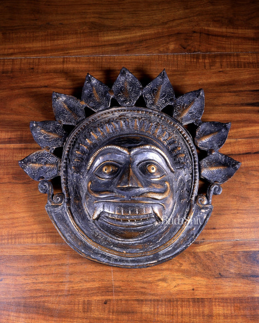 Bronze Kaal Bhairava Bhuta Mask – Vintage Artefact - Budhshiv.com