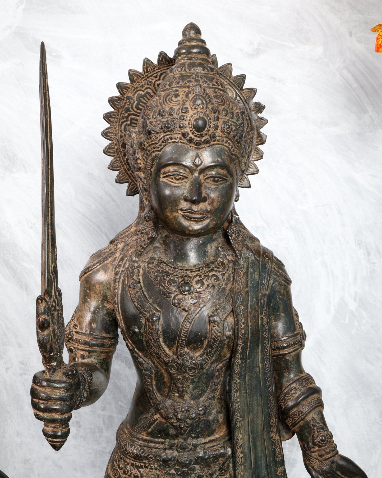 Bronze Pandava Brothers Sculpture Set | Mahabharata Warrior Statues (Set of 5) - Budhshiv.com