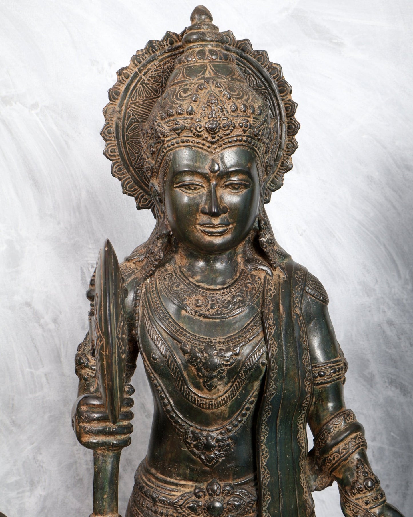 Bronze Pandava Brothers Sculpture Set | Mahabharata Warrior Statues (Set of 5) - Budhshiv.com