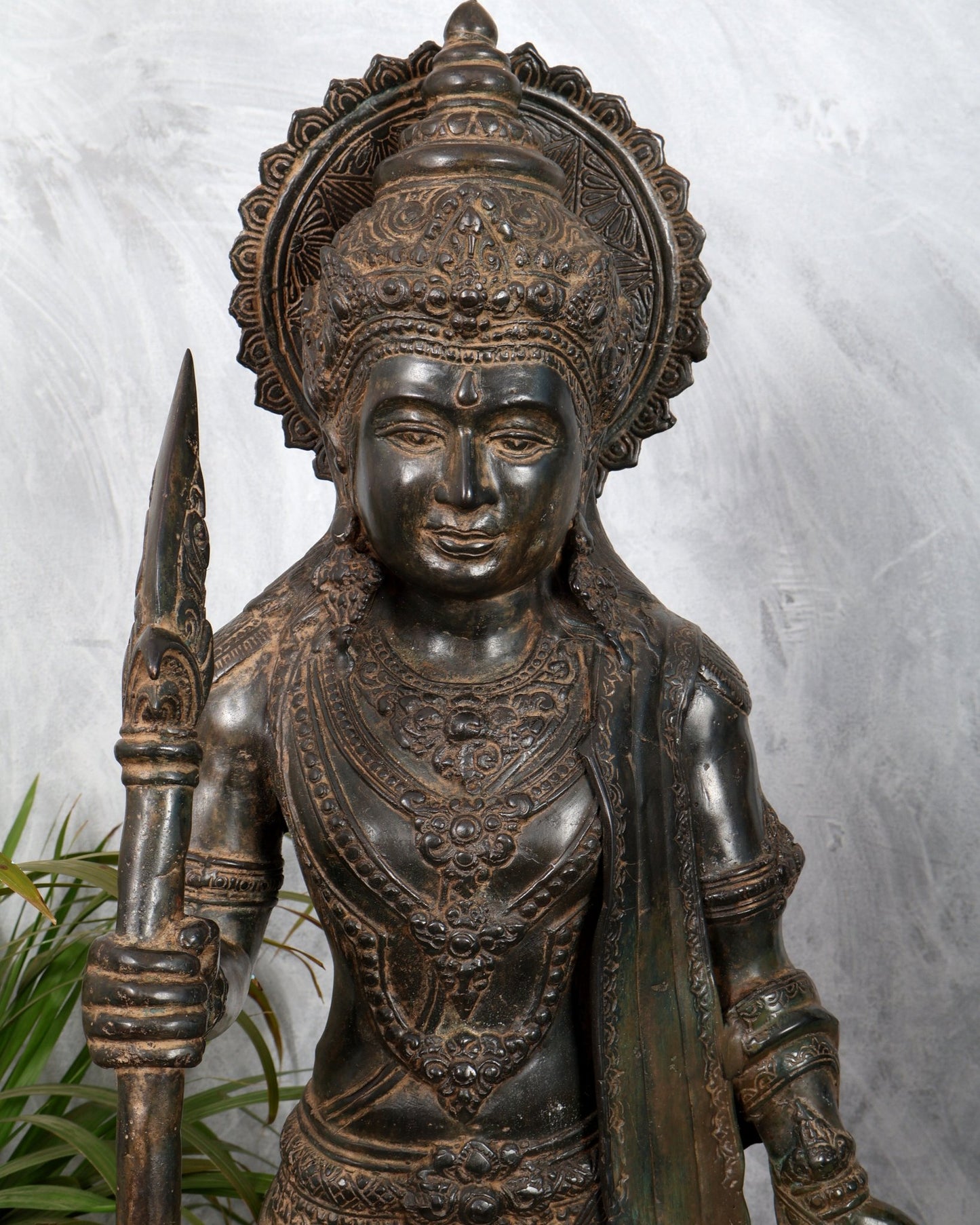 Bronze Pandava Brothers Sculpture Set | Mahabharata Warrior Statues (Set of 5) - Budhshiv.com