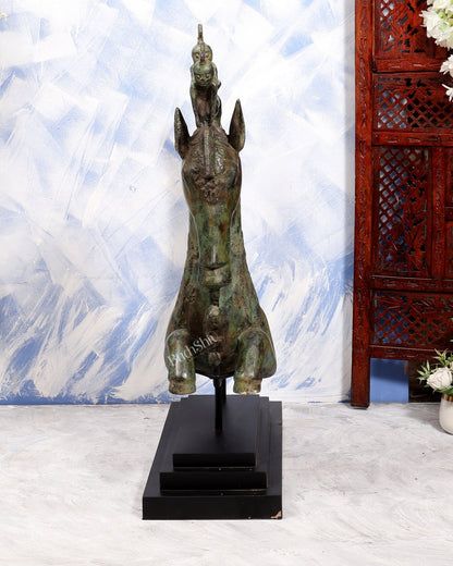 Bronze Sumatran Naga Morsarang | Batak Indonesia Mythological Sea Serpent | 8 Riders Ethnographic Sculpture - Budhshiv.com