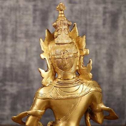 Buddhist Deity Vajrasattva Brass Statue | 10.5 Inch Height | 2.8 KG - Budhshiv.com