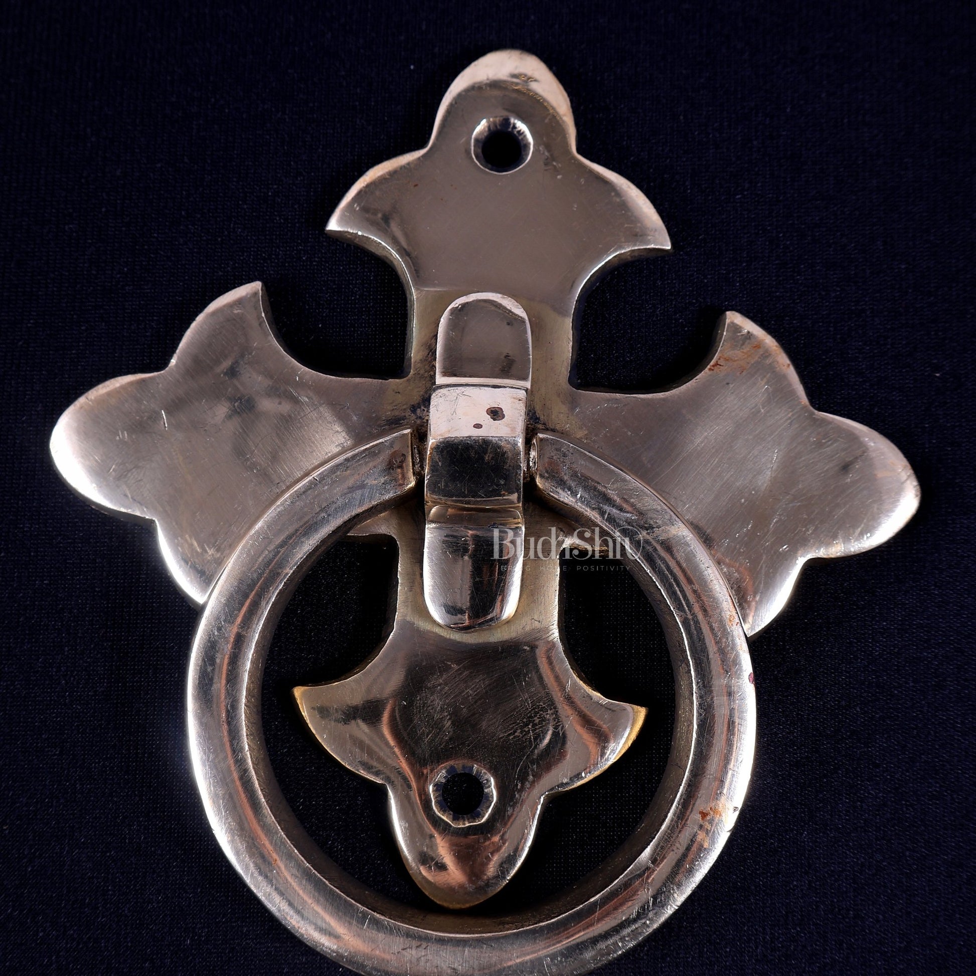 Classic Brass English Design Door Knocker | Main Door Hardware - Budhshiv.com