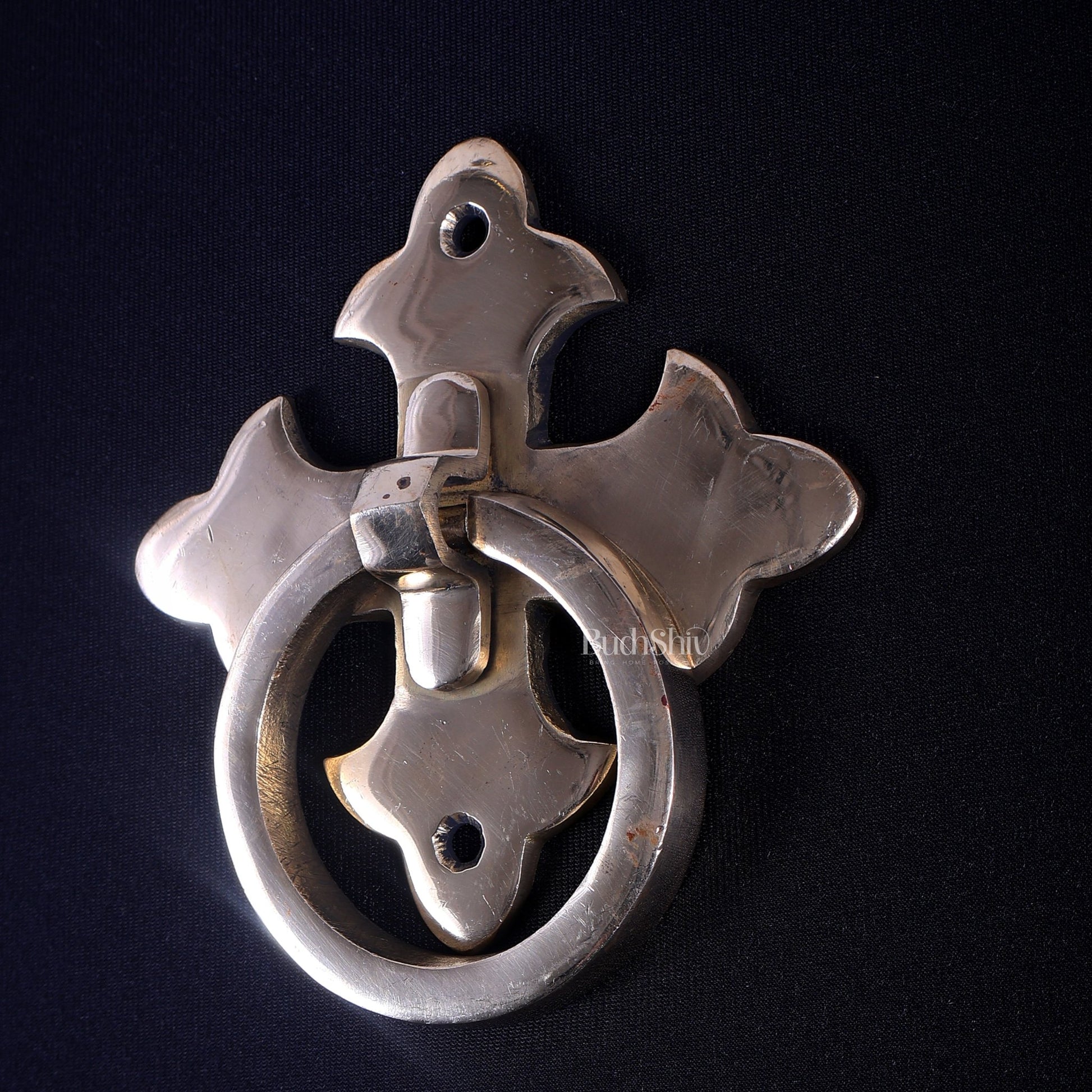 Classic Brass English Design Door Knocker | Main Door Hardware - Budhshiv.com