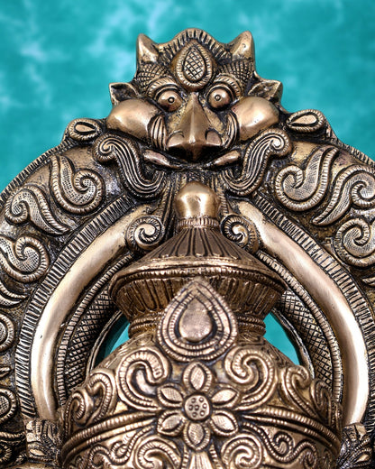 Ganesha Handcrafted Superfine Brass Large Sized Statue | 30" Tall enhanced carvings - Budhshiv.com
