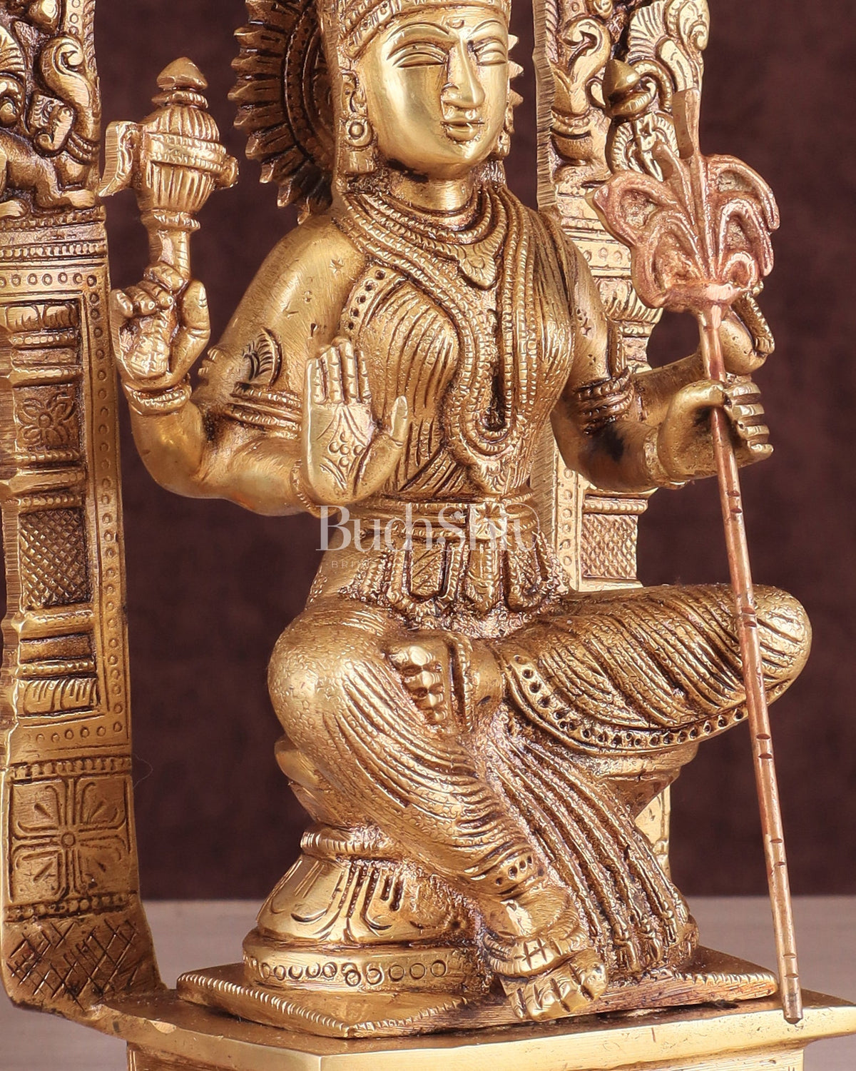 Goddess Lalita Devi Rajarajeshwari Brass Idol – 10