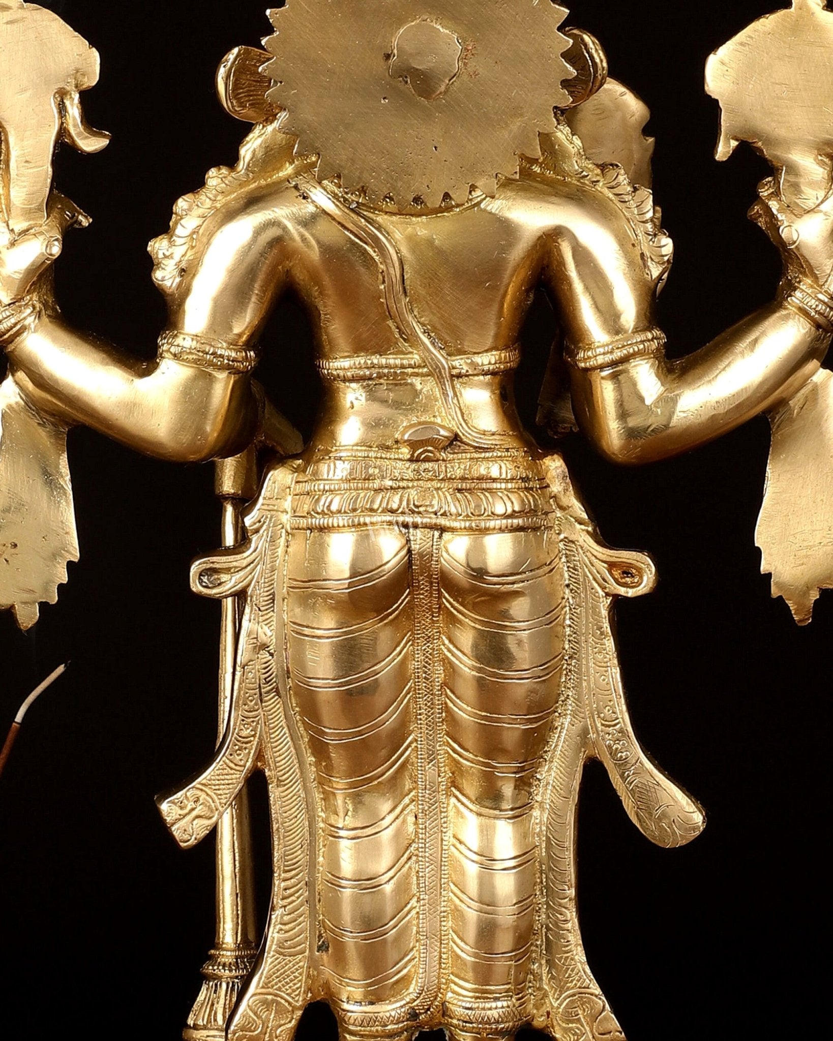 Handcrafted Brass Lord Vishnu Statue - 20" Height - Budhshiv.com