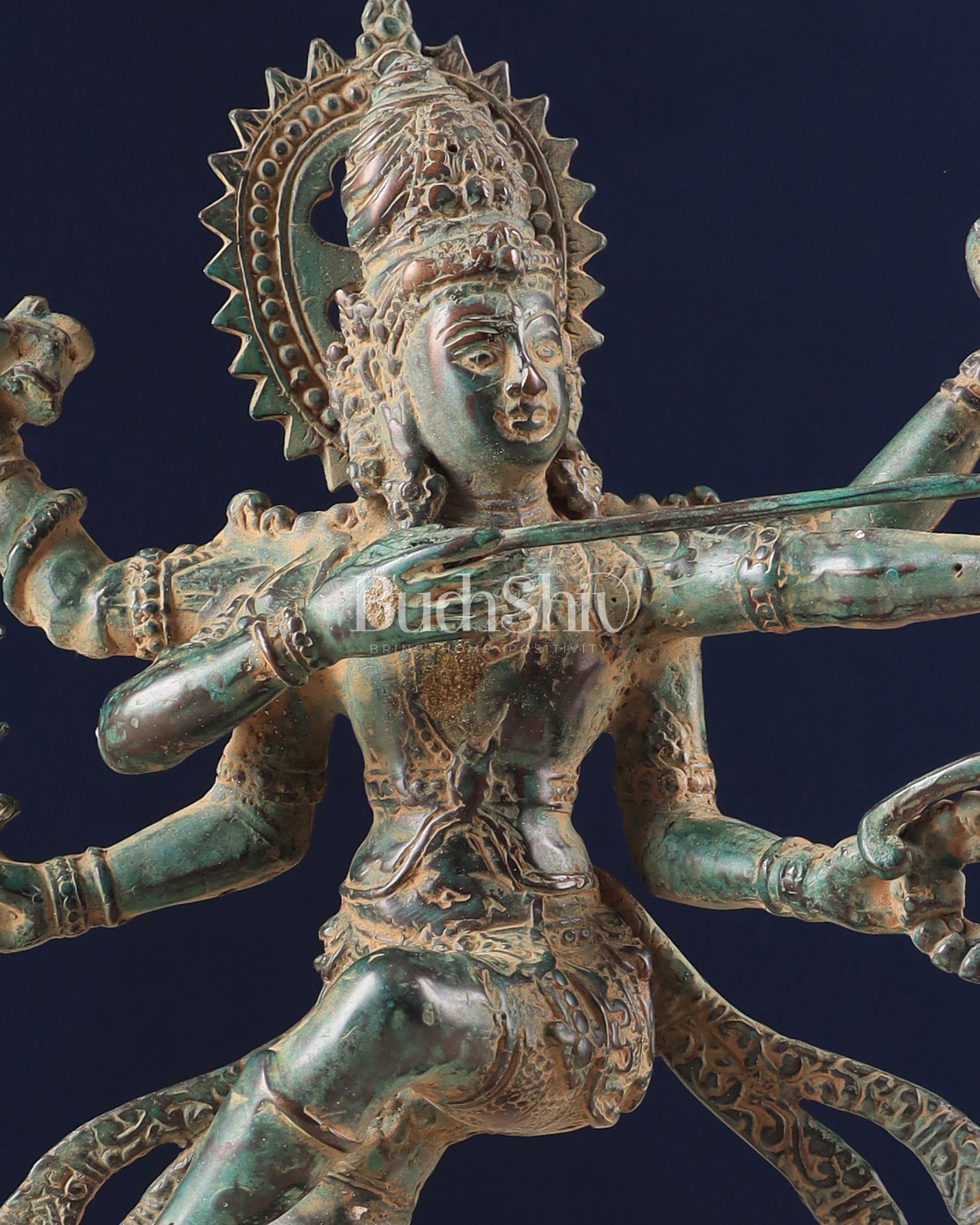 Buy Bronze Dancing Lord Rama with Bow and Arrow 10