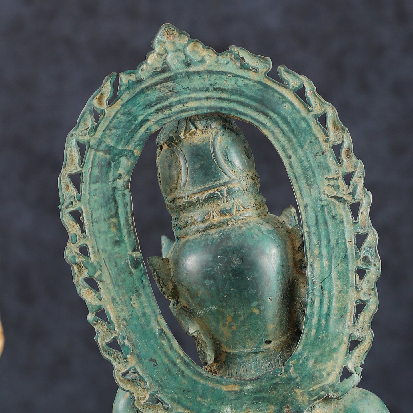 Indonesian Bronze Goddess Parvati Statue | Vintage Lost Wax Casting | 11" - Budhshiv.com