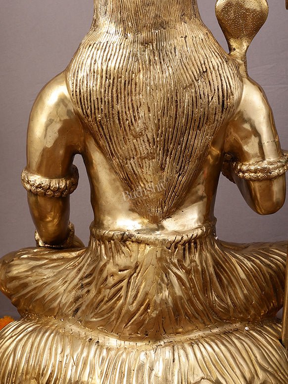 Large 35" Mahakaal Lord Shiva Sculpture - One of a Kind Brass Masterpiece - Budhshiv.com