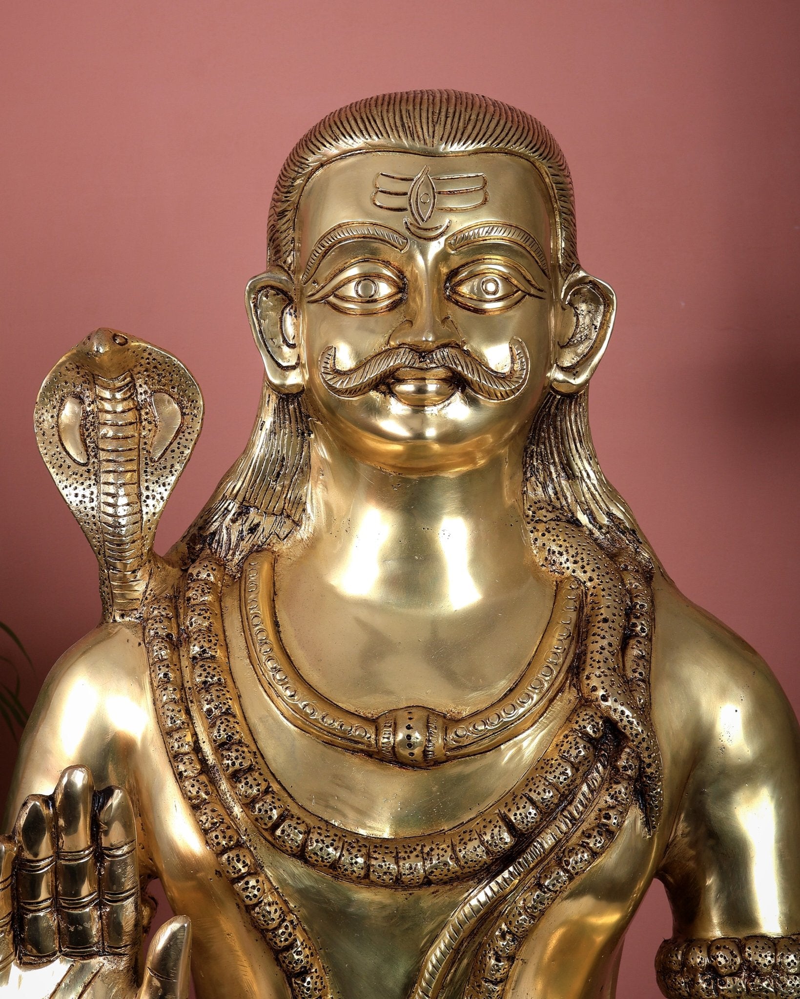 Large 35" Mahakaal Lord Shiva superfine Sculpture - Budhshiv.com