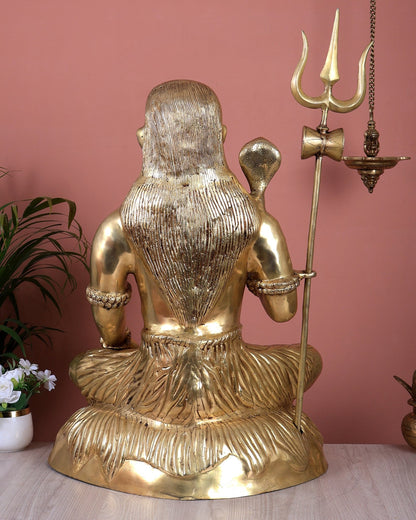 Large 35" Mahakaal Lord Shiva superfine Sculpture - Budhshiv.com