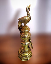 Large Brass Peacock Showpiece 20" - Budhshiv.com