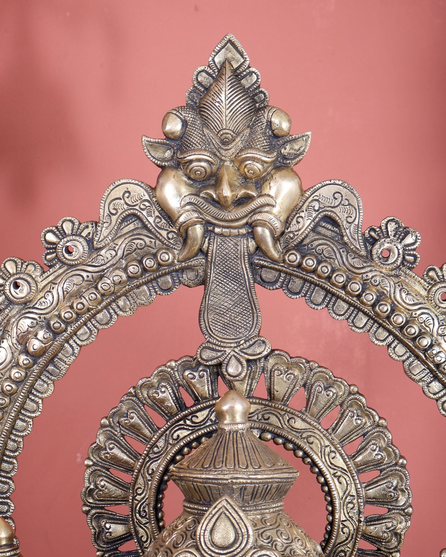 Large Pure Brass Ganesha Statue - 40" Height - Budhshiv.com