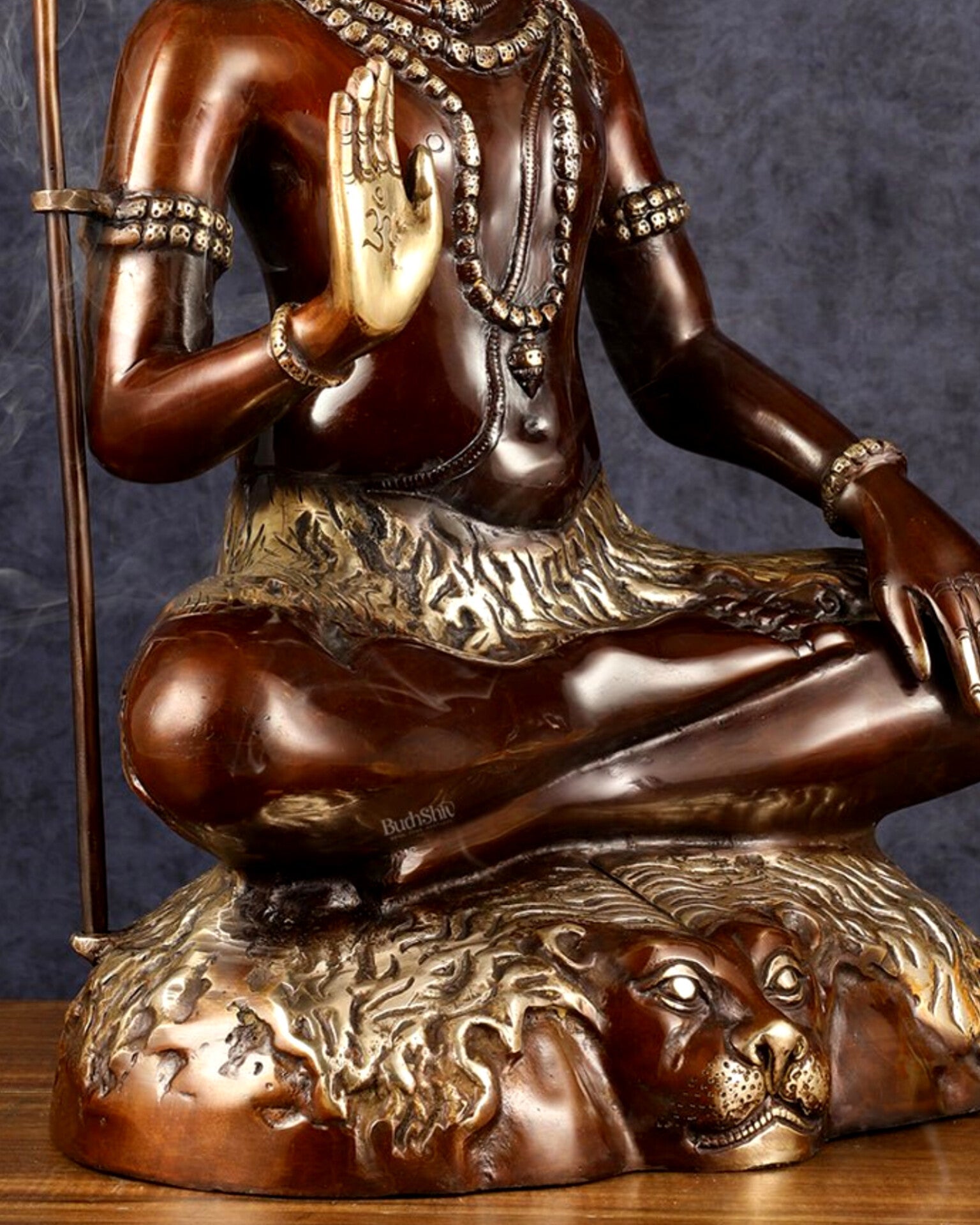 Lord Shiva Brass statue - 24 inch Chola Tone - Budhshiv.com