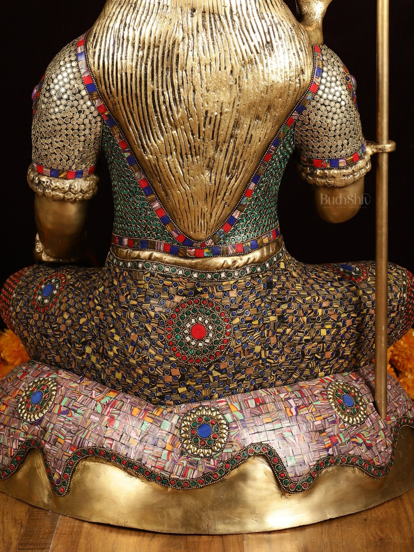 Magnificent Superfine Brass Lord Shiva Statue | 35" tall - Budhshiv.com