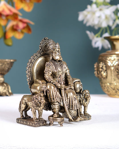 Maharaja Agrasen Superfine Brass Idol – Divine Heritage Statue (4 Inches) - Budhshiv.com