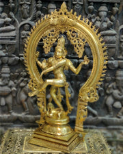 Mesmerizing Nataraja Brass Statue - 26 Inch Height | - Budhshiv.com
