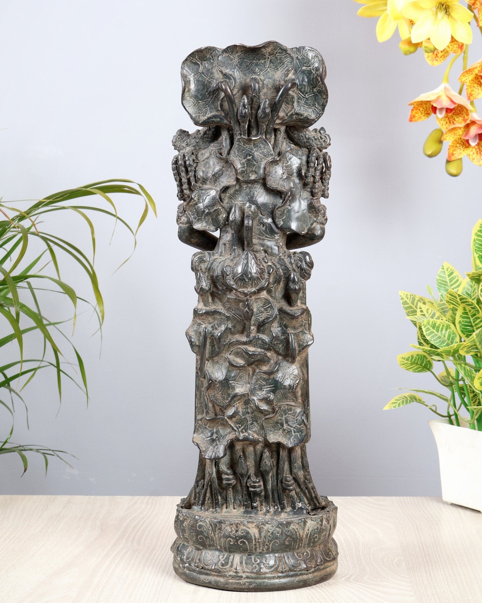 Mother Earth Bhoomi Devi – Indonesian Depiction, Balinese Artistry 18.5 inch - Budhshiv.com