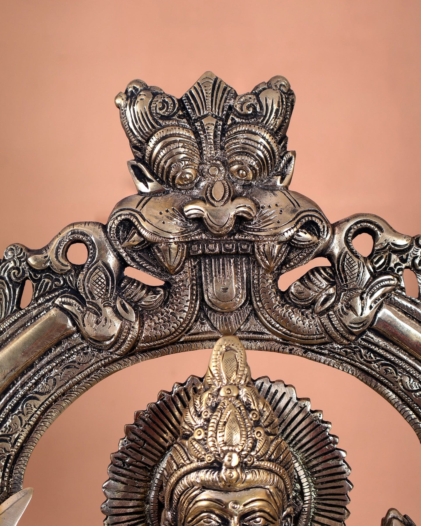 Premium Brass Handcrafted Goddess Durga Statue 26 inch - Budhshiv.com