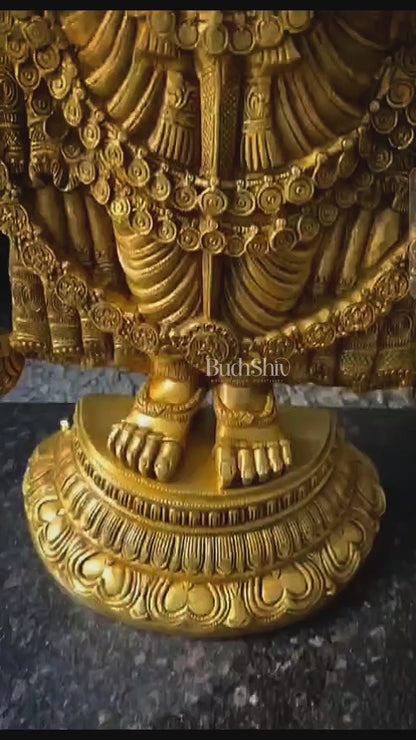 Pure Brass Tirupati Balaji Idol - 48"