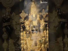 Pure Brass Black Tirupati Balaji Idol | Lord Venkateshwara | 48 inch