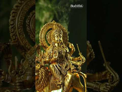 Brass Durga Mata Idol 15 inch