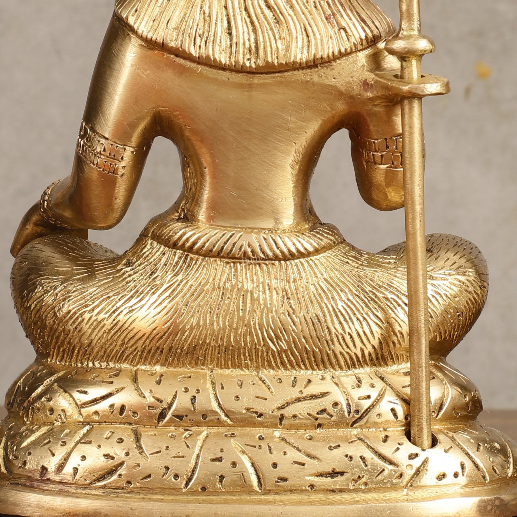 Pure Brass Aashirwaad Shiva Statue - 7.5 in Height - Budhshiv.com
