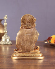 Pure Brass Goddess Kali Ma Idol 5" - Budhshiv.com