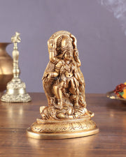 Pure Brass Goddess Kali Ma Idol 5" - Budhshiv.com