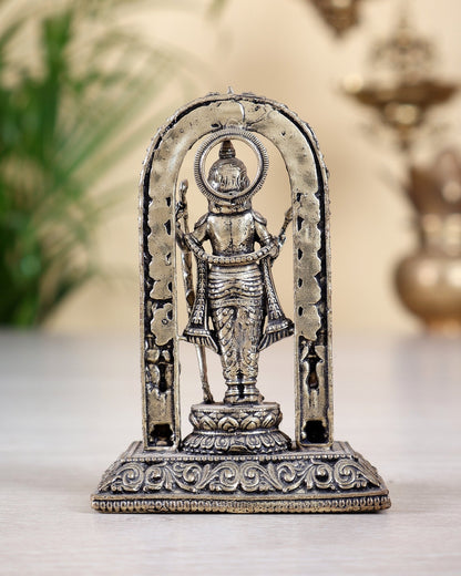 Pure Brass Intricate Ram Lalla Idol - 4" Tall - Budhshiv.com