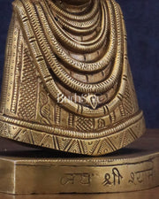 Pure Brass Khatu Shyam Statue - 9" - Budhshiv.com