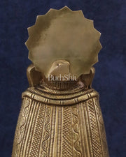 Pure Brass Khatu Shyam Statue - 9" - Budhshiv.com