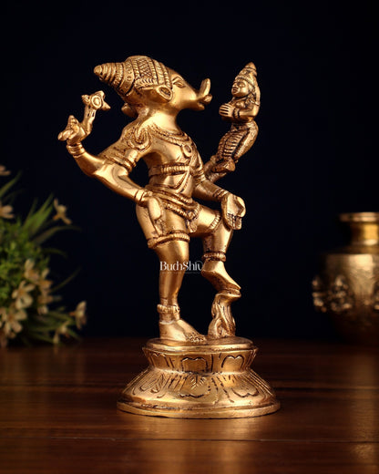 Pure Brass Lakshmi Varaha Swami Idol – 7" - Budhshiv.com