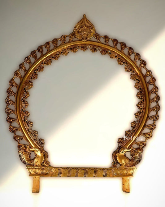 Pure Brass Large Prabhavali Wall Hanging 23.6 inch - Budhshiv.com