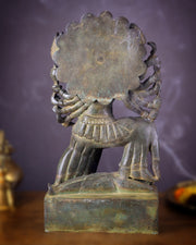 Pure Brass mahavidya Mahakali Statue Idol 15" - Budhshiv.com
