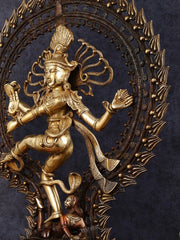 Pure Brass Nataraja Statue - 30 Inch Divine Masterpiece - Budhshiv.com