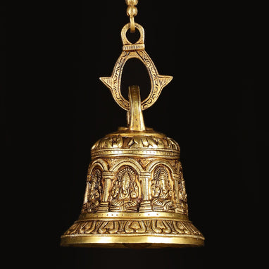 Brass Ganesh Temple Bell