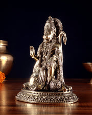 Pure Brass Superfine Lord Hanuman Idol – Intricate Carvings 5.5 inch - Budhshiv.com