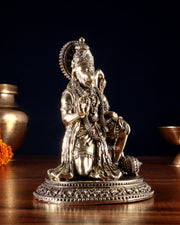 Pure Brass Superfine Lord Hanuman Idol – Intricate Carvings 5.5 inch - Budhshiv.com